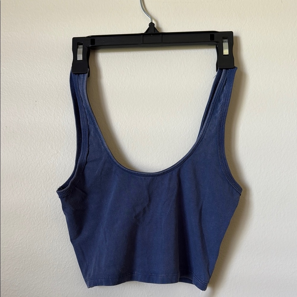Blue Women's Crop Top